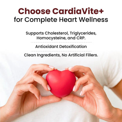 Kurryculum Cardiavite+. Supports Healthy Cholesterol and Triglyceride. GMP Certified,Gluten Free. Made in USA
