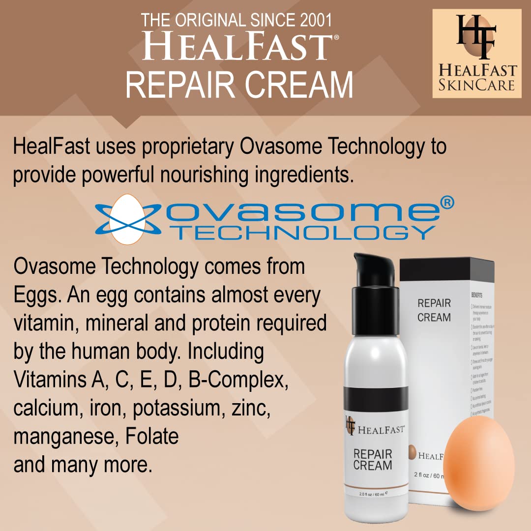 HealFast Sensitive Skin Repair Moisturizing Cream 2 Oz – For Dry, Itch– Fights Rashes, Dryness, Stretch Marks, Sunburn and Bed Sores – Herbal and Food Based Ingredients
