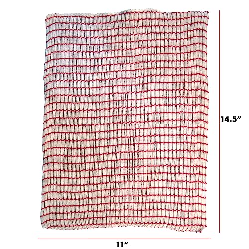 Experience The Best in Dish Cloths - Soft, Absorbent, Durable (6 Pack) - Made in America - Sold by Vets - 6 Pack