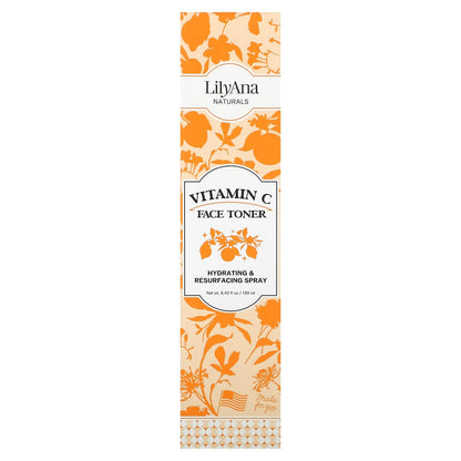 LilyAna Naturals Vitamin C Toner - Toner for Face - Facial Toner and Pore Minimizer for Women and Men - 6oz