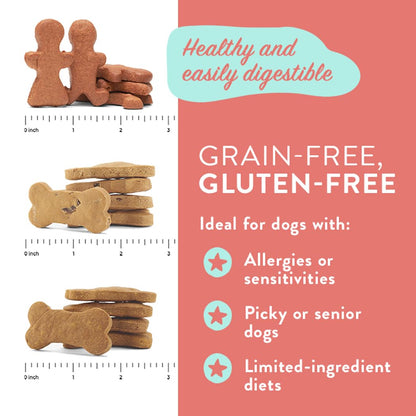 Portland Pet Food Company Healthy Dog Treats - Grain-Free, Human-Grade, Bacon Dog Treats - All Natural Dog Training Treats & Biscuits Made in the USA Only