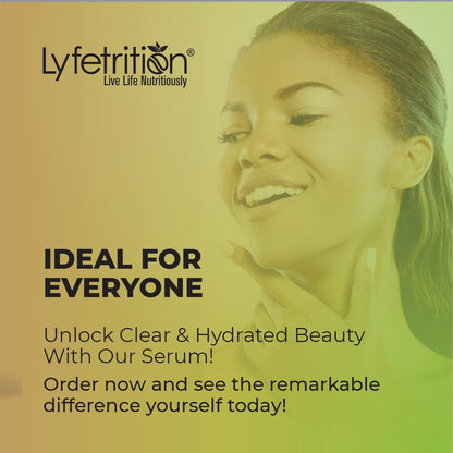 Lyfetrition Ultra Youth Serum | 12 oz Large Bottle | Anti Wrinkle Face Serum Hyaluronic Acid Wrinkle Reducing Formula For Face Topical Facial Serum For Flawless Skin Restores Boost Collagen