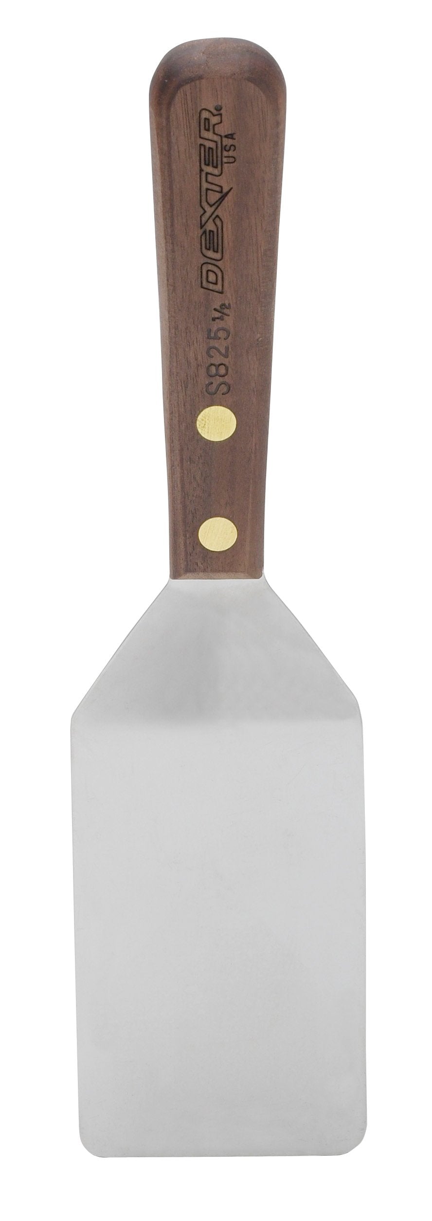 Dexter-Russell Pancake Turner, Stainless Steel with Walnut Handle, 4 x 2-1/2"