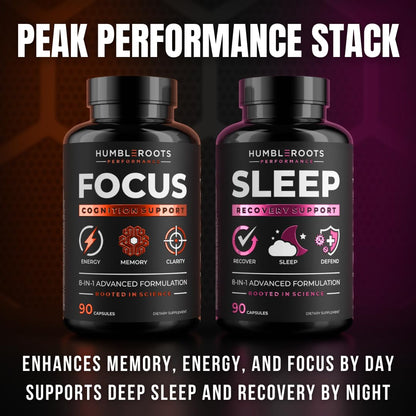 Advanced Nootropic Brain Supplement for Energy, Memory, & Focus | Lion's Mane, Caffeine, L-Theanine, and 5 Additional All-Natural Ingredients to Improve Cognitive Health (90 Capsules)