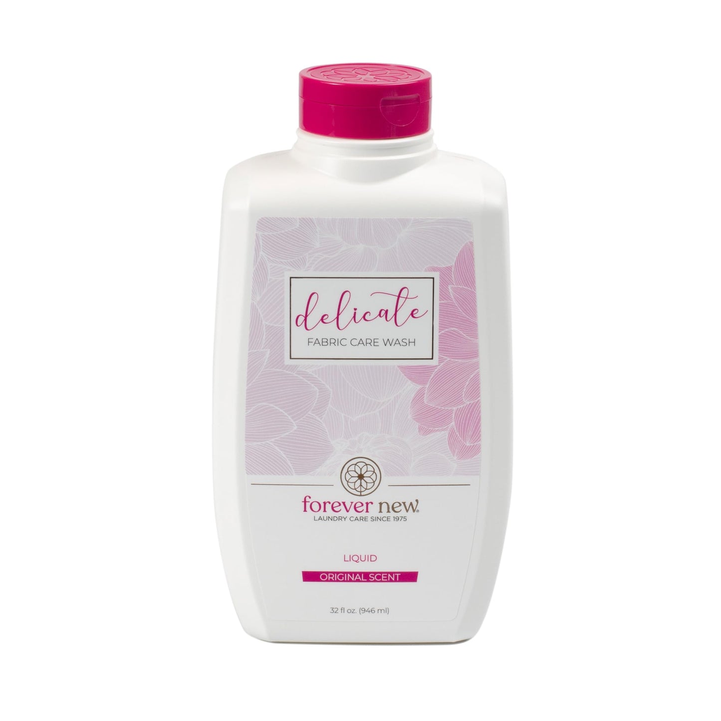 FOREVER NEW Liquid Laundry Detergent – Nontoxic Hypoallergenic Laundry Soap, Safe for Colors & Sensitive Skin - Essential Laundry Supplies, Delicate Fabric Care Wash (Original Scent, 32 fl. oz)