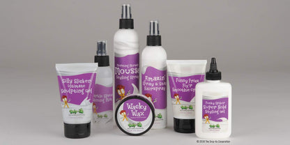 Snip-its Funny Frizz Fix’r Crème 4oz – Curly Hair Product for Natural Shine and bounce - All Natural Frizz Control Hair Product for Kids Made in USA | Salon Quality Kid Friendly