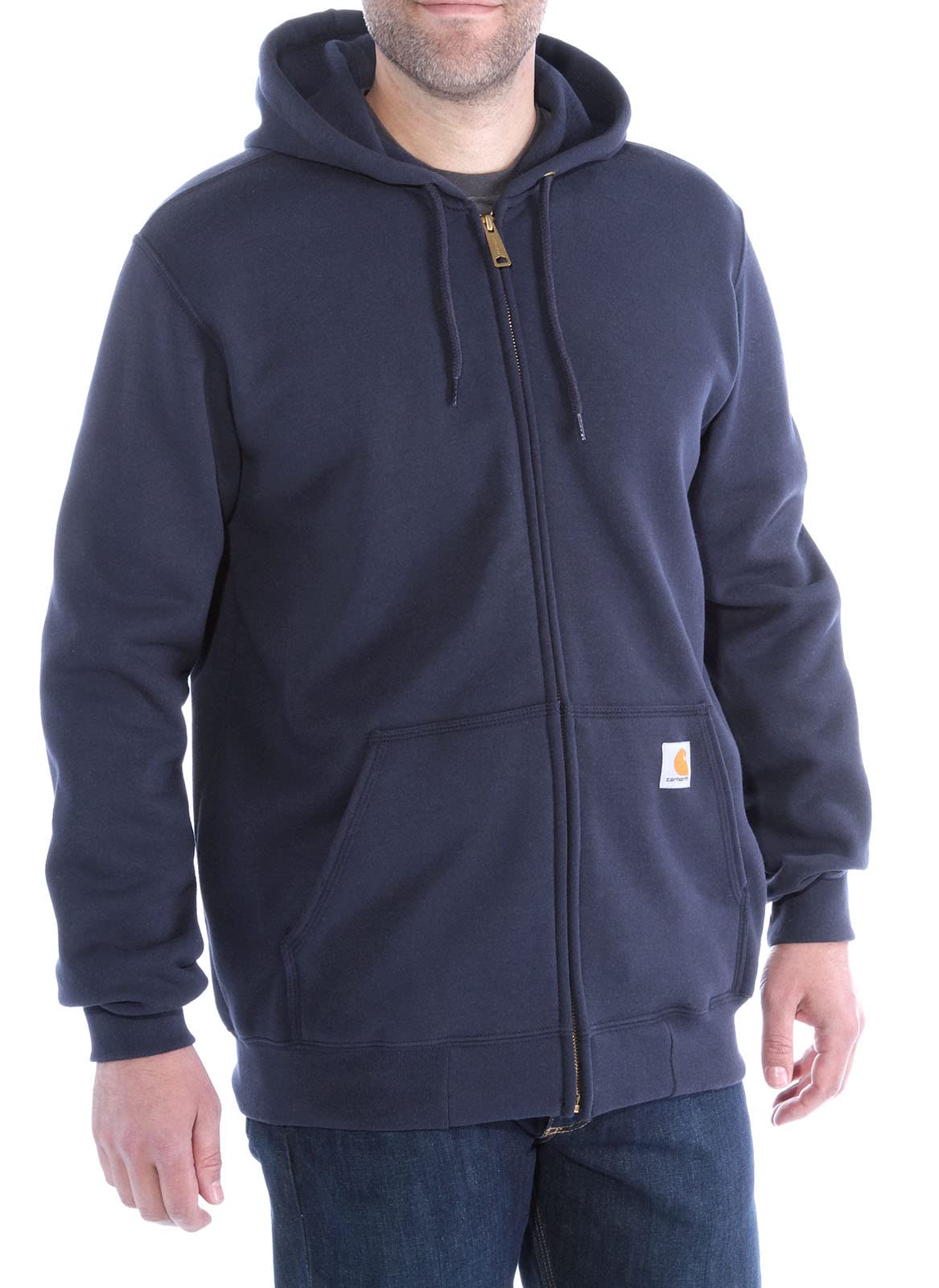 CarharttmensLoose Fit Midweight Full-Zip SweatshirtNew NavyX-Large