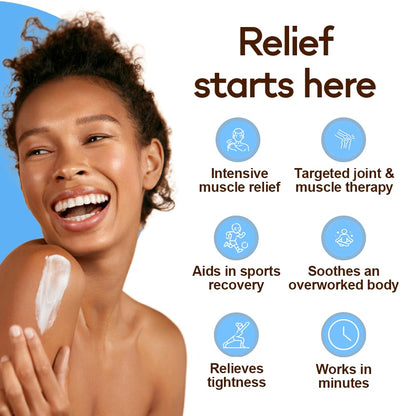 Rooted In Relief Topical Magnesium Cream for Cramping & Soreness, Comfrey & Peppermint Essential Oil Body Butter, 11,000mg Pure Magnesium Lotion for Leg Cramps, Muscle Relaxer, Safe for Kids, 4 oz