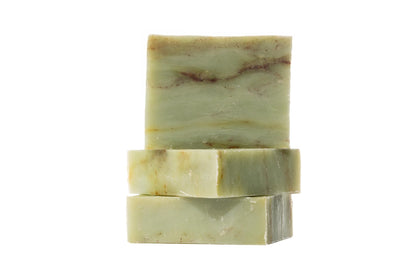 ILS Soap co. Roasted Rice Green Tea (Green Tea, Rice, Turmeric & Vanilla) - All Natural Bar Soap for men - Plant Based, Cold Process and Handmade in the USA for All Skin Types and conditions (3 Pack)