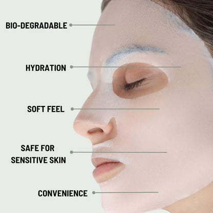 ORGAID Organic Sheet Mask | Made in USA (Anti-aging & Moisturizing)