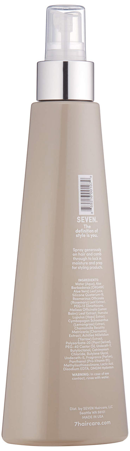 SEVEN Hair Care Satara Seal Heat Protection Spray for Hair, Lightweight Hairspray for Women, Cuticle Sealer Locks Moisture, Anti Frizz, Thermal Damage Defense, Ideal Heat Protectant for Styling, 8oz