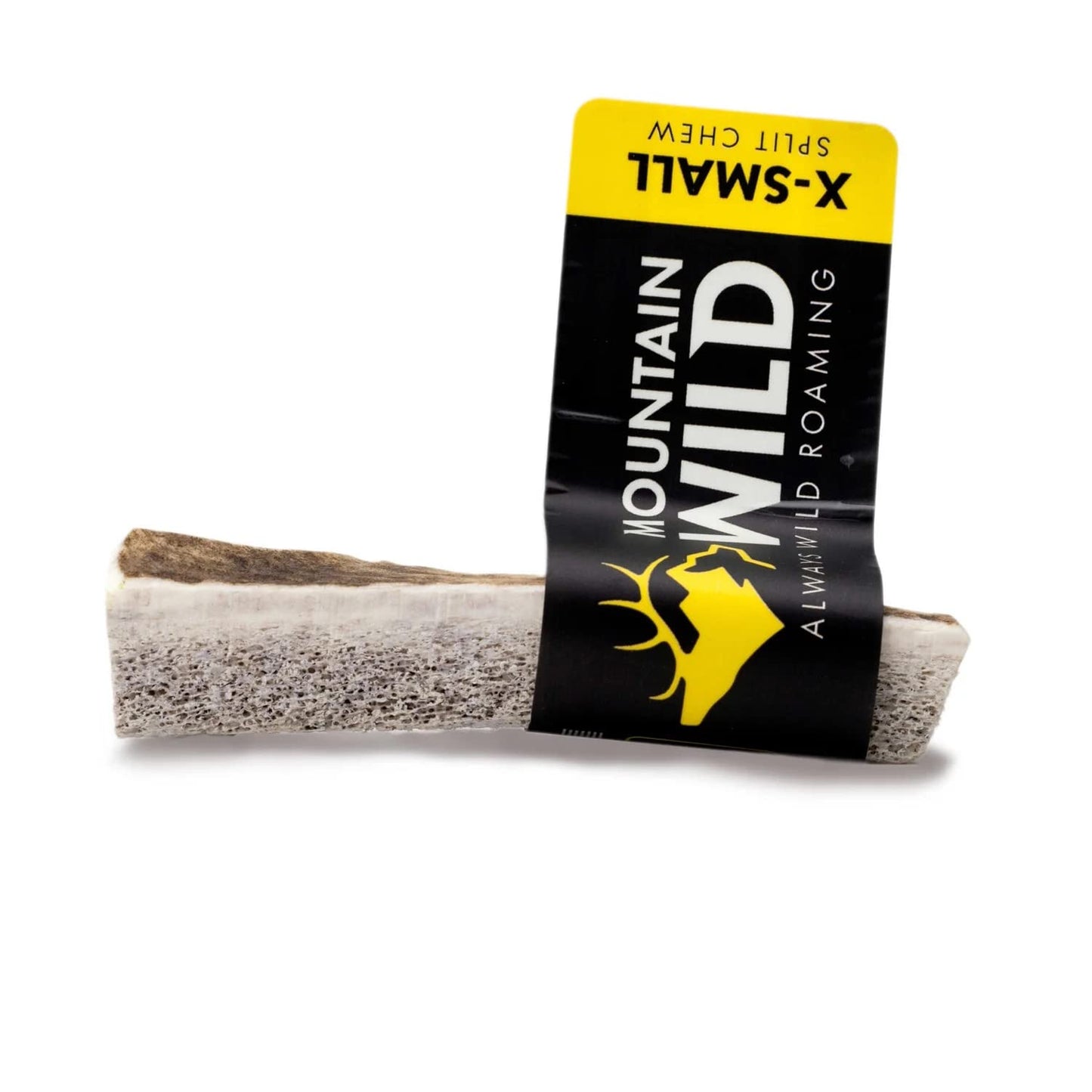 MOUNTAIN WILD Split Elk Antler Dog Chews for Aggressive Chewers – Naturally-Shed, Long-Lasting, Odorless, Mineral-Rich – No Fillers, No Preservatives – Supports Dental Health – Small Breeds (X-Small)