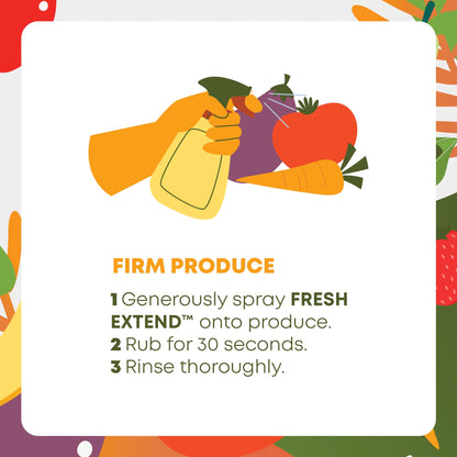 Good Salt Home Fresh Extend Fruit and Vegetable Wash, Natural Produce Cleaner, Made in the USA, 32 Ounce Bottle, 2-Pack