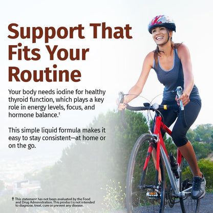 1 Body Thyroid Support Supplement (Iodine Drops 1 Pack)