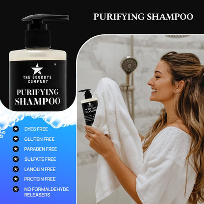 Castor Oil Shampoo and Conditioner Set; Dry Scalp Dandruff Treatment; Organic, Sulfate Free, Moisturizing Shampoo and Conditioner Set for Hair Care and Repair; Made in USA, 10 oz Bottles