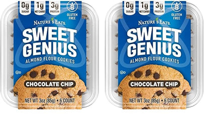 Almond Flour Cookies Chocolate Chip (Pack of 2)