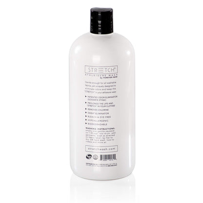 Forever New Stretch Active Wear Laundry Detergent, Liquid, Original Scent, 32 Fl Oz - Ideal for Workout Clothes, Swimwear, Yoga Wear, Athletic Gear, and More