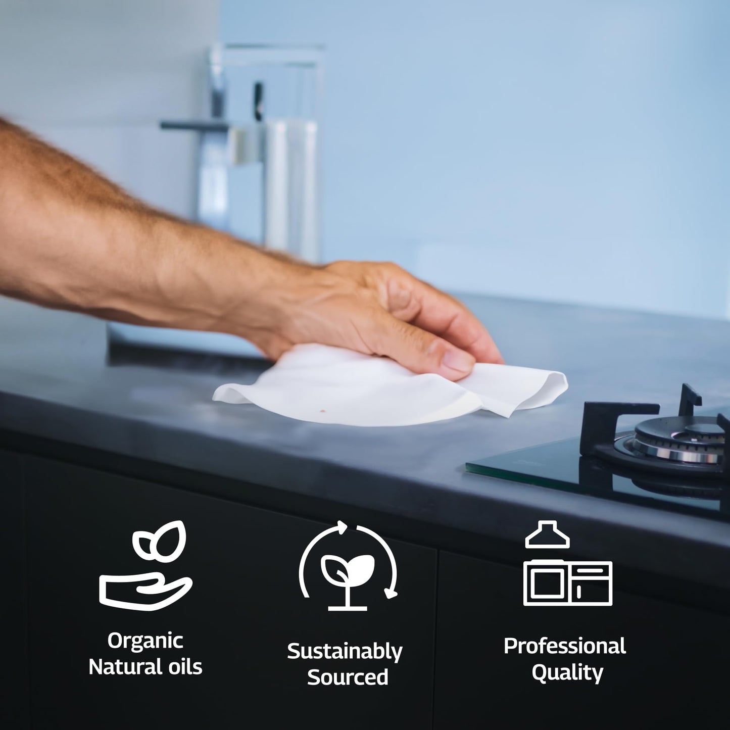 The Original Soapstone Wax | Food-Safe Natural Wax for Soapstone Countertops – Enhances & Darkens Stone, Long-Lasting Protection (8oz)