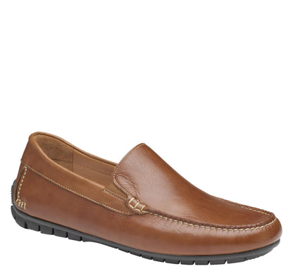 Johnston & Murphy Cort Moc Venetian Tan Full Grain 10.5M US