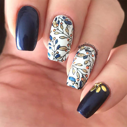 duri Nail Polish, 474 Encore, Shimmer Midnight Blue Lacquer Opaque Coverage, 0.5 fl.oz.