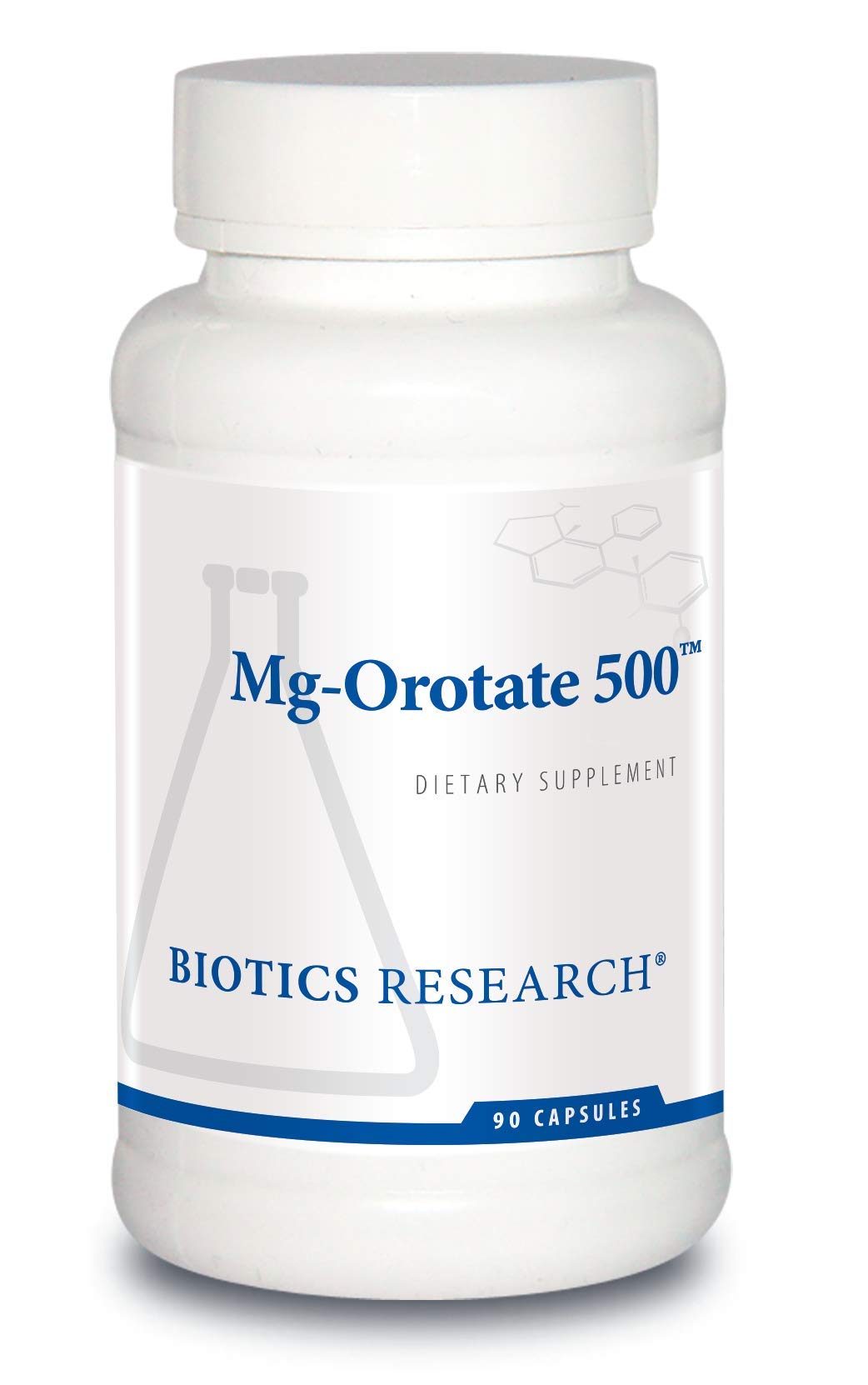 Biotics Research Mg Orotate 500mg™ Magnesium Orotate - 2 Capsules per Serving (1000mg) - Cardiovascular Support Heart Health, Overall Relaxation, Improves Sleep and Muscle Relaxation - 90 Caps