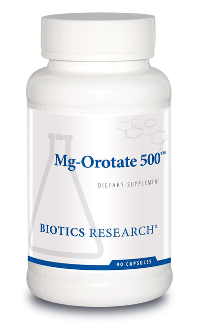 Biotics Research Mg Orotate 500mg™ Magnesium Orotate - 2 Capsules per Serving (1000mg) - Cardiovascular Support Heart Health, Overall Relaxation, Improves Sleep and Muscle Relaxation - 90 Caps