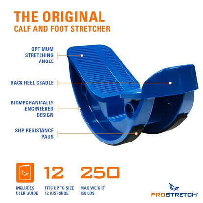 ProStretch the Original Calf Stretcher and Foot Rocker for Plantar Fasciitis, Achilles Tendonitis and Tight Calves, Made in the USA