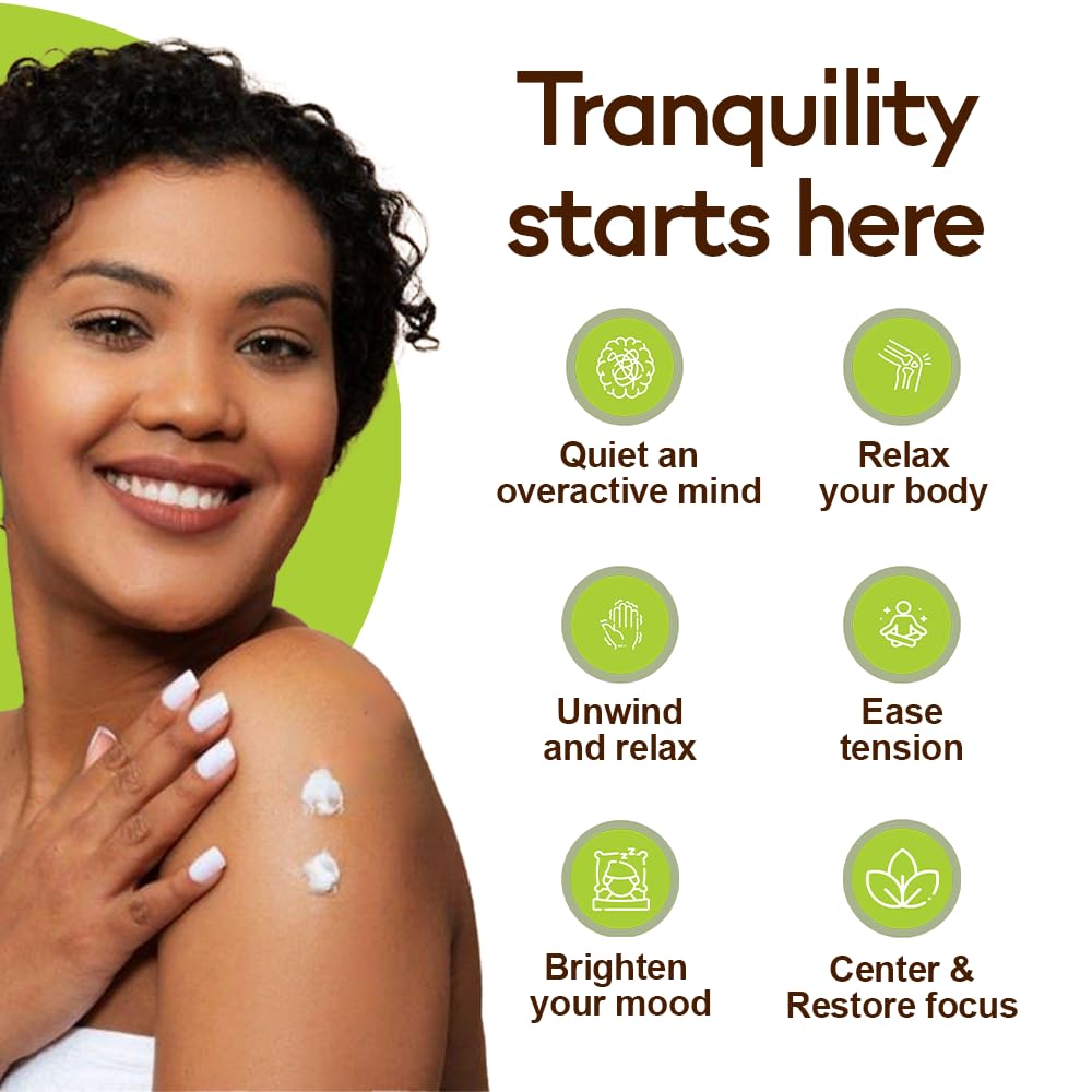 Rooted In Starter Set Includes Tranquility, Rest & Relief Magnesium Cream - Infused with 500mg Pure Magnesium, Herbs & Essential Oils - Non Greasy, Perfect Self-Care Gifts for Adults & Kids