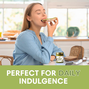 DORREL - Pistachio Butter, Dairy-Free Spreadable Butter Made from 60% California-Grown Pistachios, No Palm Oil, Vegan & Kosher Pareve Healthy Condiments for Snacks, Baking, Dips & More (200g)