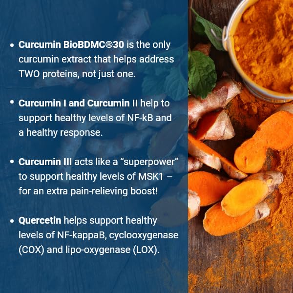 Advanced Bionutritionals Curcumitol-Q® – BioBDMC® Curcumin Supplement - Curcumin I, II & III with Quercetin