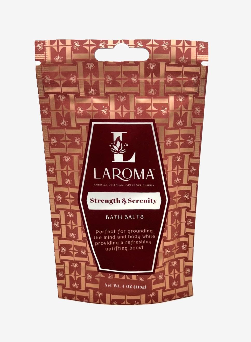 Laroma Bath Salts, Hand-Crafted in The USA, 5 Bags (4 oz Each), Variety Pack, 5 Artisanal Blends
