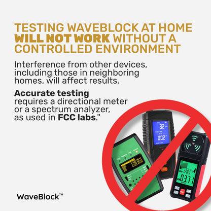WAVEBLOCK EMF Blocker for Cell Phone - Made for iPhone 16/16 PRO - The Only Patented Real Scientifically Backed Lab-Tested 5G-Shield EMF Reduction Sticker, USA Made, Protect Yourself White