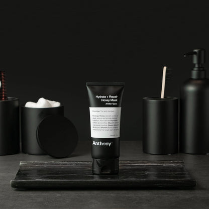 Anthony Hydrate + Repair Honey Mask, Stimulates Your Skin and Opens Pores with Honey, Vitamins C & E, Glycerin, Sweet Almond, Squalane, and Calendula, Soothes and Moisturizes Dry to Normal Skin - 3 Oz