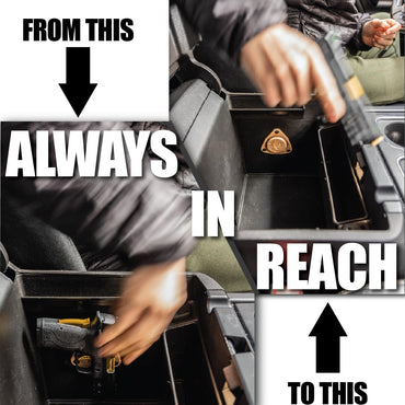 SofHold Gun Magnet Mount - Magnetic Holder for Car, Home and Play. Made in The USA (Come and Take it Rustic)