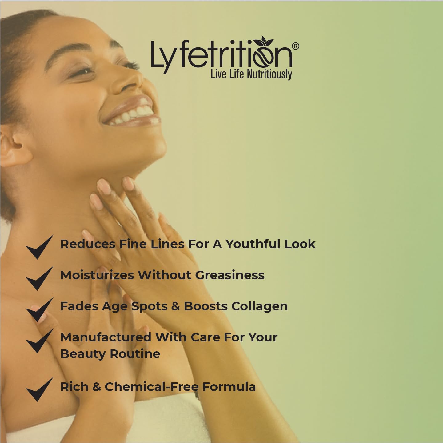 Lyfetrition Ultra Youth Serum | 12 oz Large Bottle | Anti Wrinkle Face Serum Hyaluronic Acid Wrinkle Reducing Formula For Face Topical Facial Serum For Flawless Skin Restores Boost Collagen