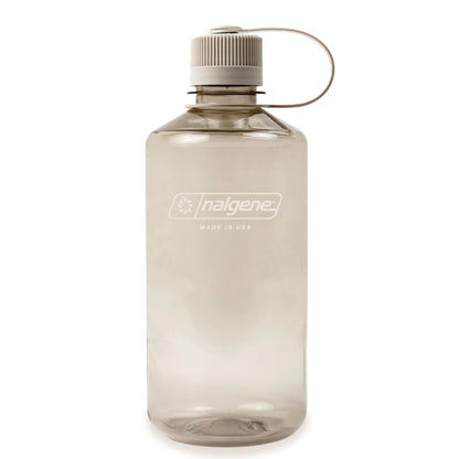 Nalgene Leak Proof Tritan BPA-Free Water Bottle - 32 oz Narrow Mouth - Made in the USA for Outdoor Use & Daily Hydration (Cotton)