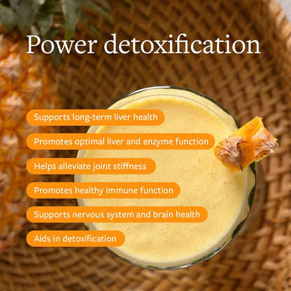 Clean Program Liver Support Supplement for Liver Health & Detox, Milk Thistle, Turmeric Supplement with Antioxidant Protection, Vegetarian Capsules, Non-GMO, Gluten & Soy Free - 60 Count