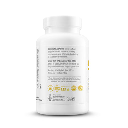 Biotics Research Biomega-1000™ Omega 3 Fish Oil with EPA/DHA -Omega-3 Fatty Acids 1000 mg- Highly Concentrated Fish Oil for Women & Men –Supports Immune, Brain & Heart Health–90 Softgels