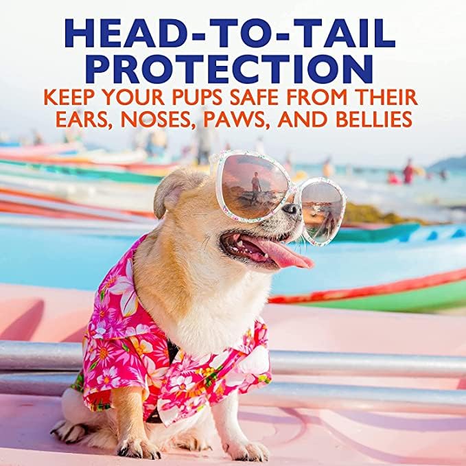 EBPP Dog Sunscreen Sun Skin Protector Spray 32 fl oz - Safe for All Breeds with No Zinc Oxide - Pet Protection and Moisturizer for Skin, Coat, Nose, Ears