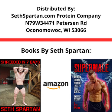 SethSpartan.com Real Peanut Butter Protein Powder - 2 LBS - 30g Protein Per Scoop! - (100% USA Whey Protein NOT China Imported)