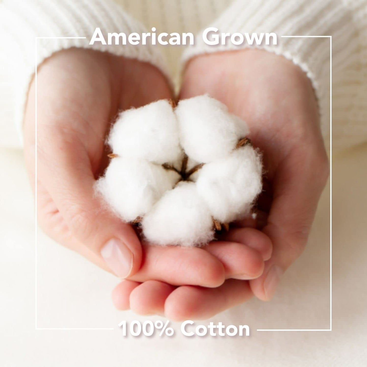 Red Land Cotton | American-Made 100% Cotton Throw Blanket | Soft, Breathable Basket Weave Blanket | Easily Laundered | White