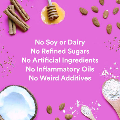 gr8nola THE ORIGINAL - Healthy, Low Sugar Bulk Granola Cereal - Made with Superfoods, Whole Almonds, Honey, Cinnamon and Flaxseed, Soy Free, Dairy Free and No Refined Sugar - 4.5lb Resealable Bag