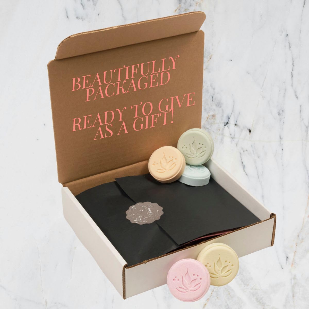Laroma Aromatherapy Shower Steamers,10 Pack Shower Bombs for Men & Women, Made in The USA, 5 Essential Oil Blended Scents for Relaxation & Stress Relief