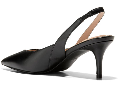 Cole Haan Women's Go-to Slingback 65MM Pump, Black Lizard, 9