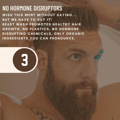Johnny Slicks Shampoo - Supports Hair Hydration & Volume - Organic Oils & Natural Cleanse - Castor Oil, Aloe Vera, Jojoba - Rugged Scent - 16 oz