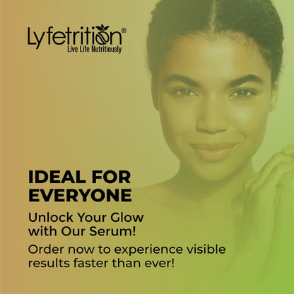 Lyfetrition Glycolic Acid/AHA 30% Renewal Serum, infused with Vitamins C & E for Skin Brightening, Exfoliating Serum Works for Dark Spots, Acne, and Reduces Fine Lines & Wrinkles - (12 Fl Oz)