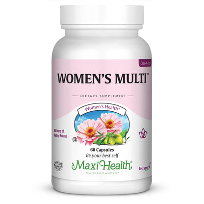 Womens Multivitamin – Essential Multivitamin for Women Supplement with Vitamins A B C D E Calcium Zinc Biotin & More – Daily Multi Vitamins and Multiminerals for Gut Support - Kosher (60 Capsules)