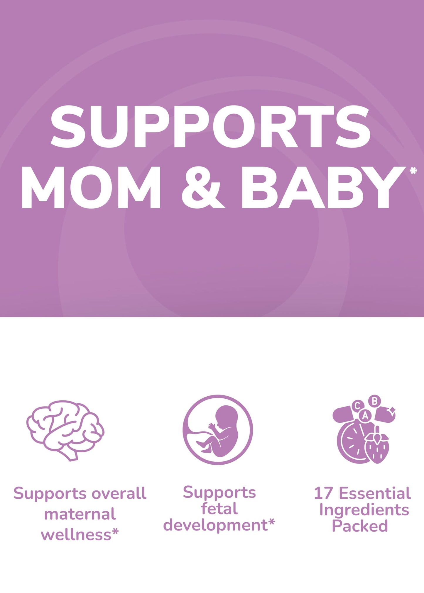 Lunakai USA Made Prenatal Vitamins for Women with Iron & Folic Acid - Delicious Prenatal Gummies, Non-GMO, Gelatin-Free, 60ct