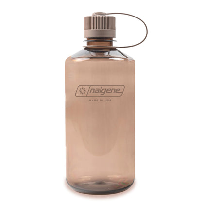 Nalgene Leak Proof Tritan BPA-Free Water Bottle - 32 oz Narrow Mouth - Made in the USA for Outdoor Use & Daily Hydration (Mocha)