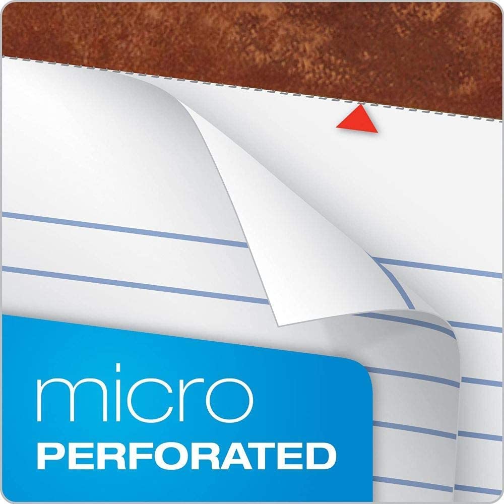 TOPS 8.5 x 11 3/4 Legal Pads, 12 Pack, The Legal Pad Brand, Wide Ruled, White Paper, 50 Sheets Per Writing Pad, Made in the USA (7533)